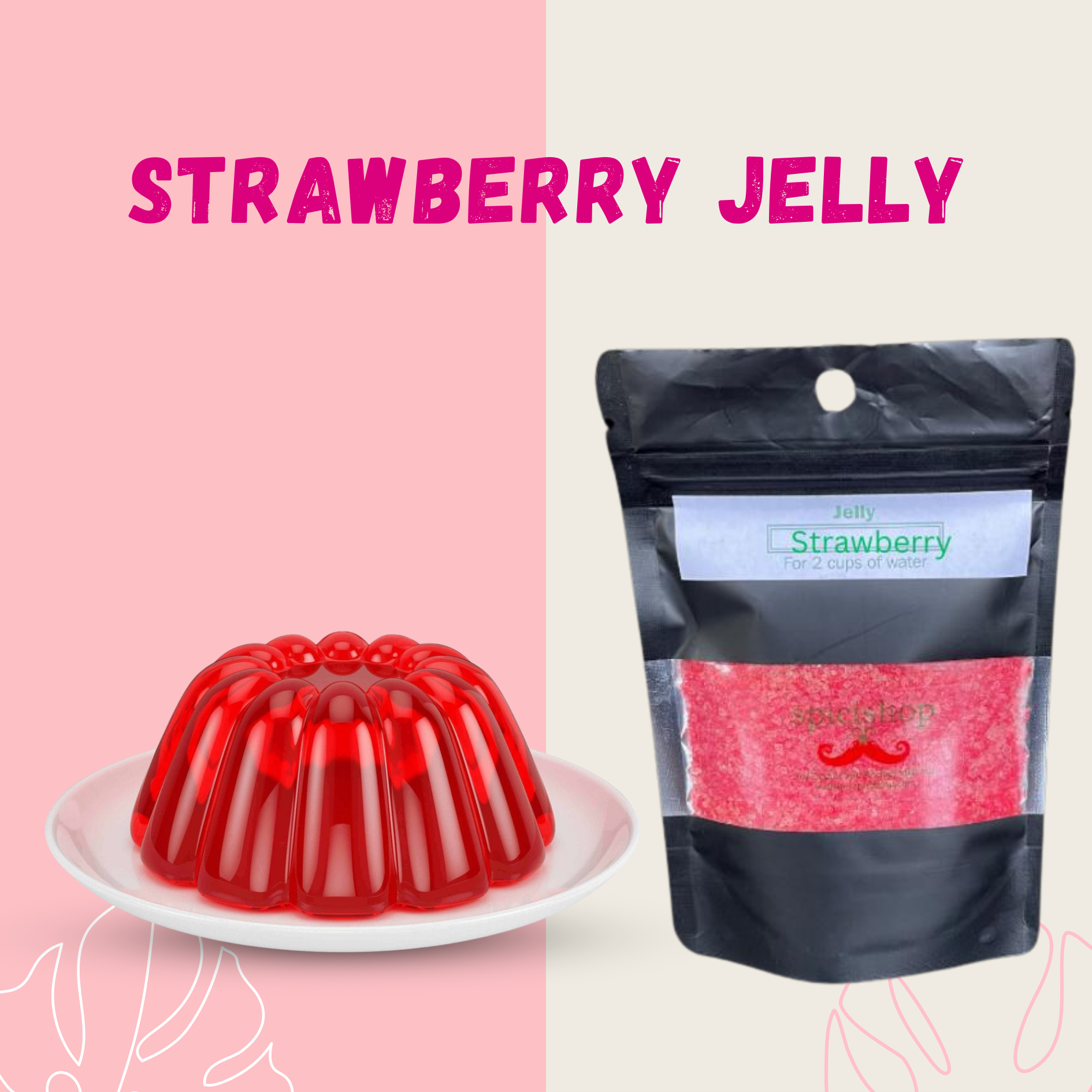 Jelly Strawberry 80gm
