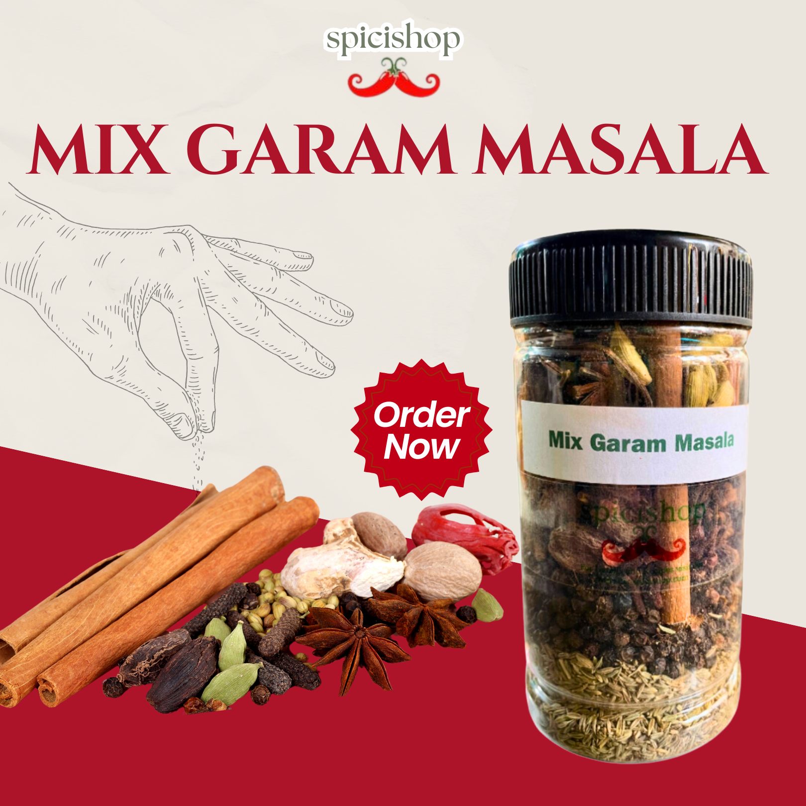 Mix Garam Masala 200gm