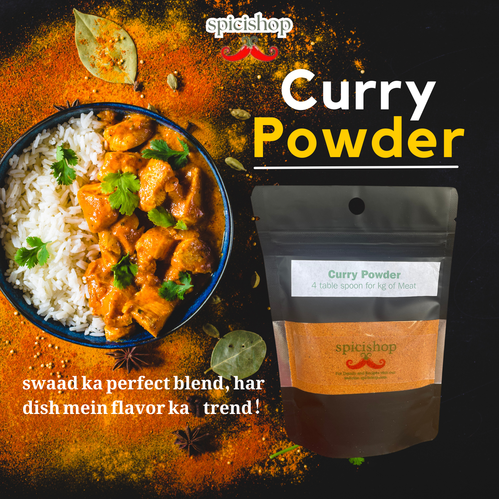 Curry Powder (mix salan masala)