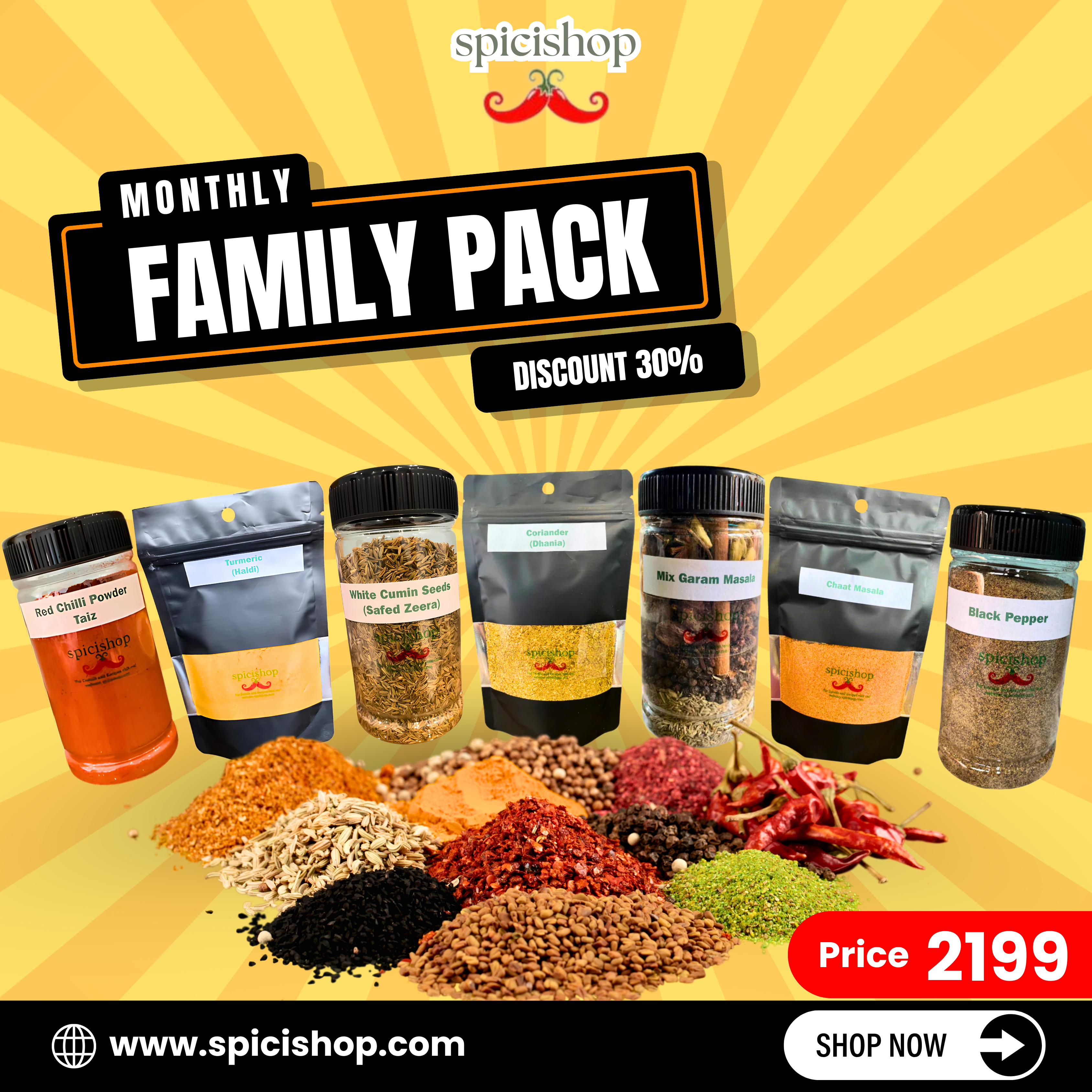Monthly Family Pack
