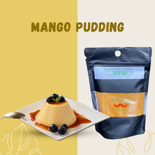 Crystal Milk Pudding Mango 80gm