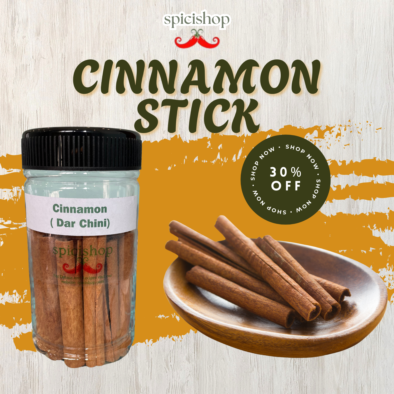 Ceylon Cinnamon Sticks 100gm