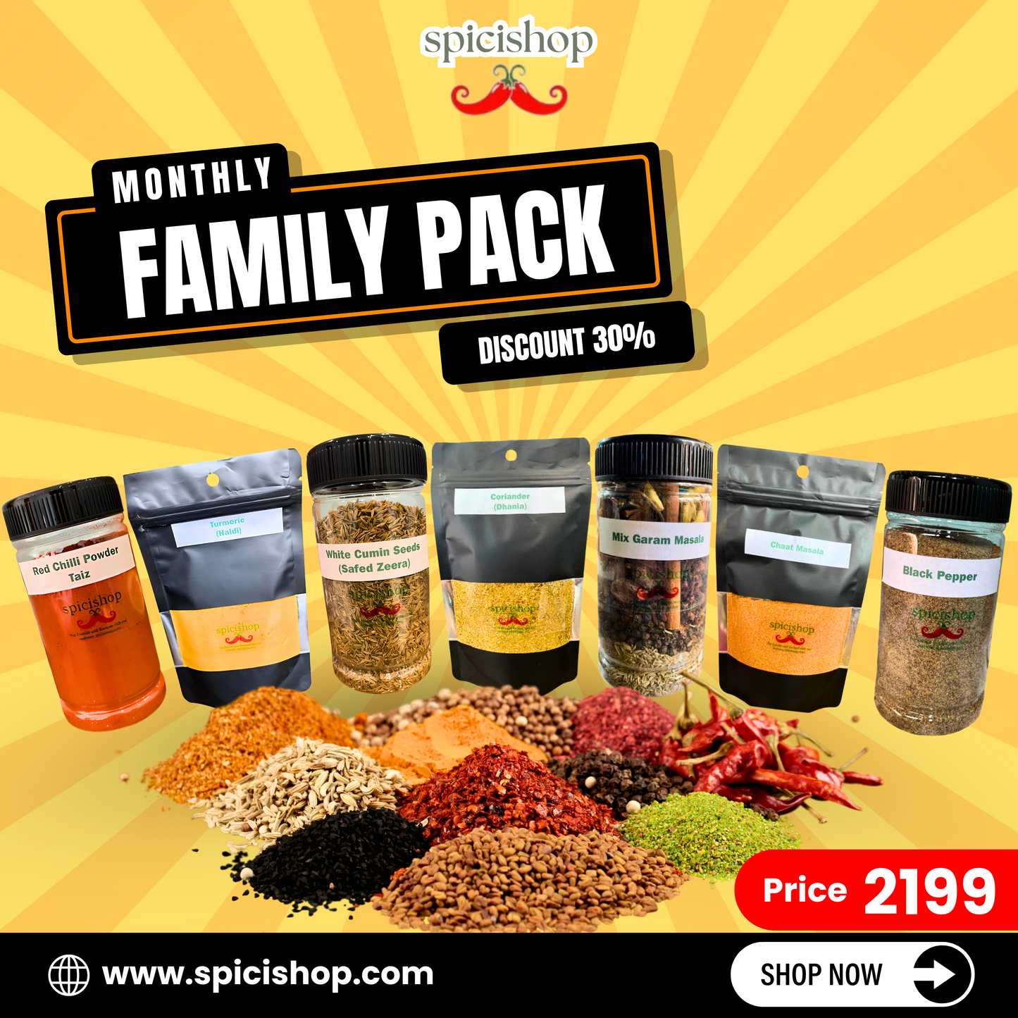 Monthly Family Pack